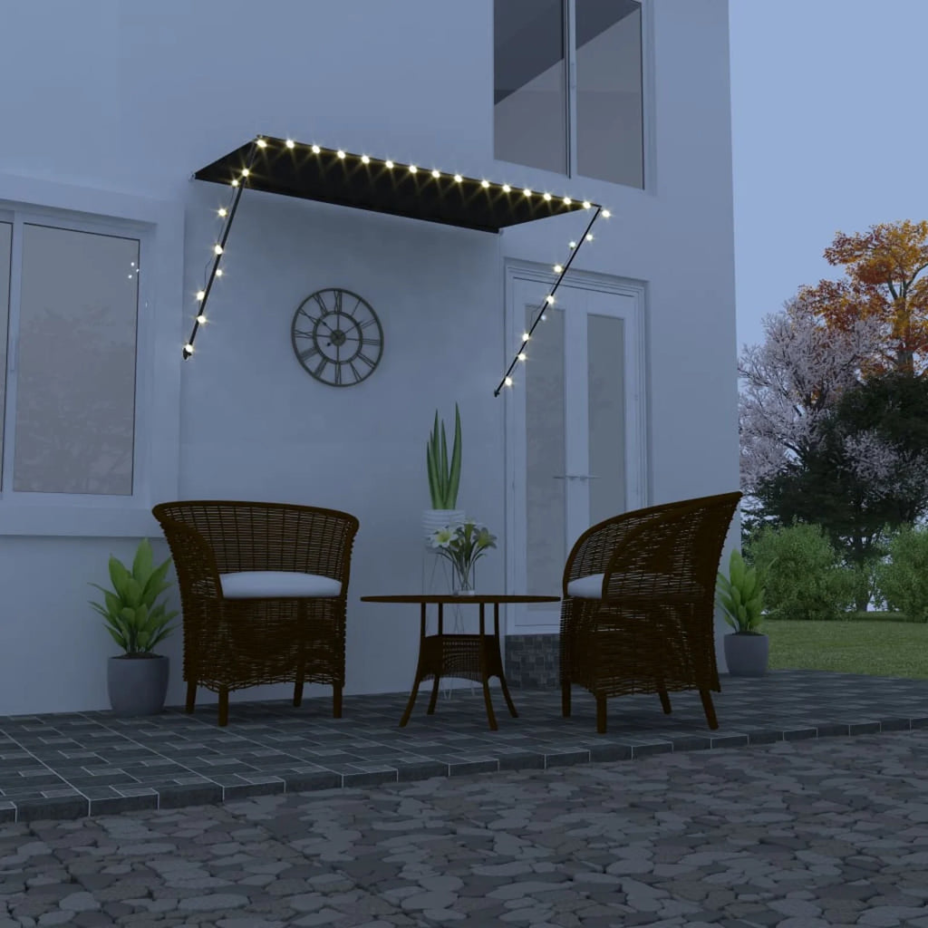 Retractable Awning 98.4"x59.1" Anthracite N75846