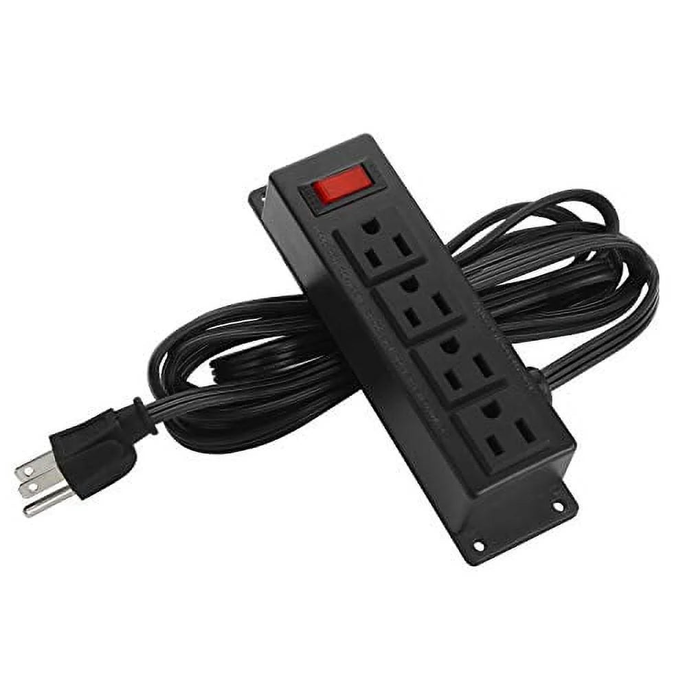 4 Outlet Mountable Power Strip with 6.56ft Cord F6135