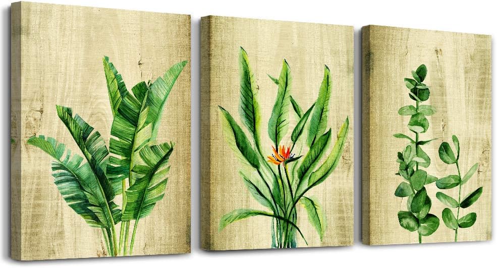 3 Piece Framed Canvas Wall Art Abstract Mountain Landscape Painting S207