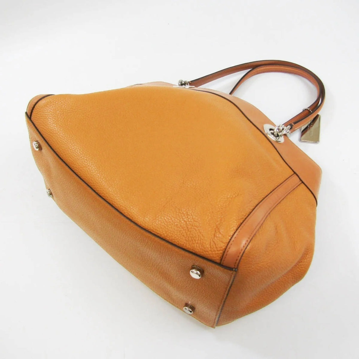 Leather Shoulder Bag Tote Bag Camel P133