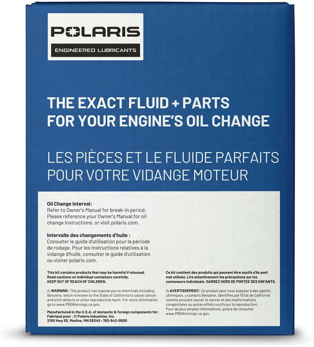 2.5 Quarts Full Synthetic Oil Change Kit with Oil Filter and Washer L62200
