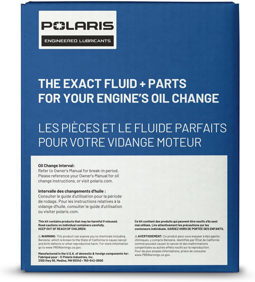 2.5 Quarts Full Synthetic Oil Change Kit with Oil Filter and Washer L62200