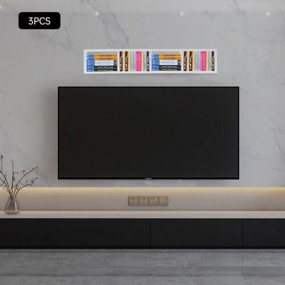 3 CD Disk Case Media Storage Shelf O80650