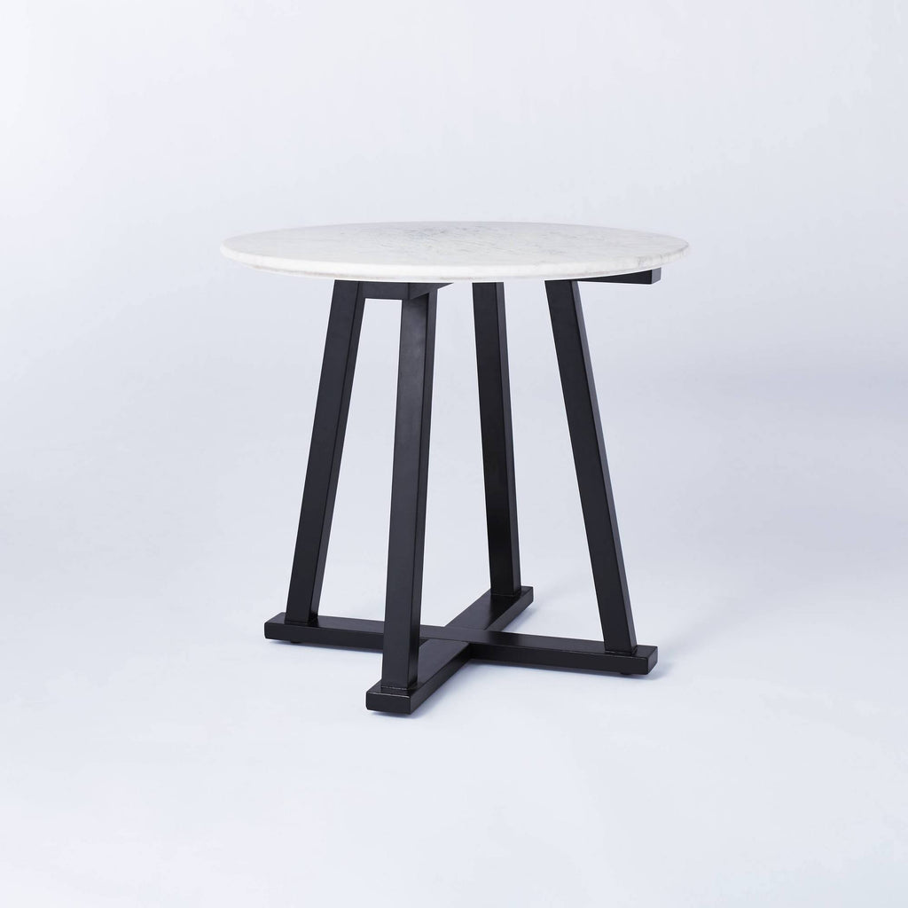 White Marble Accent Table M772