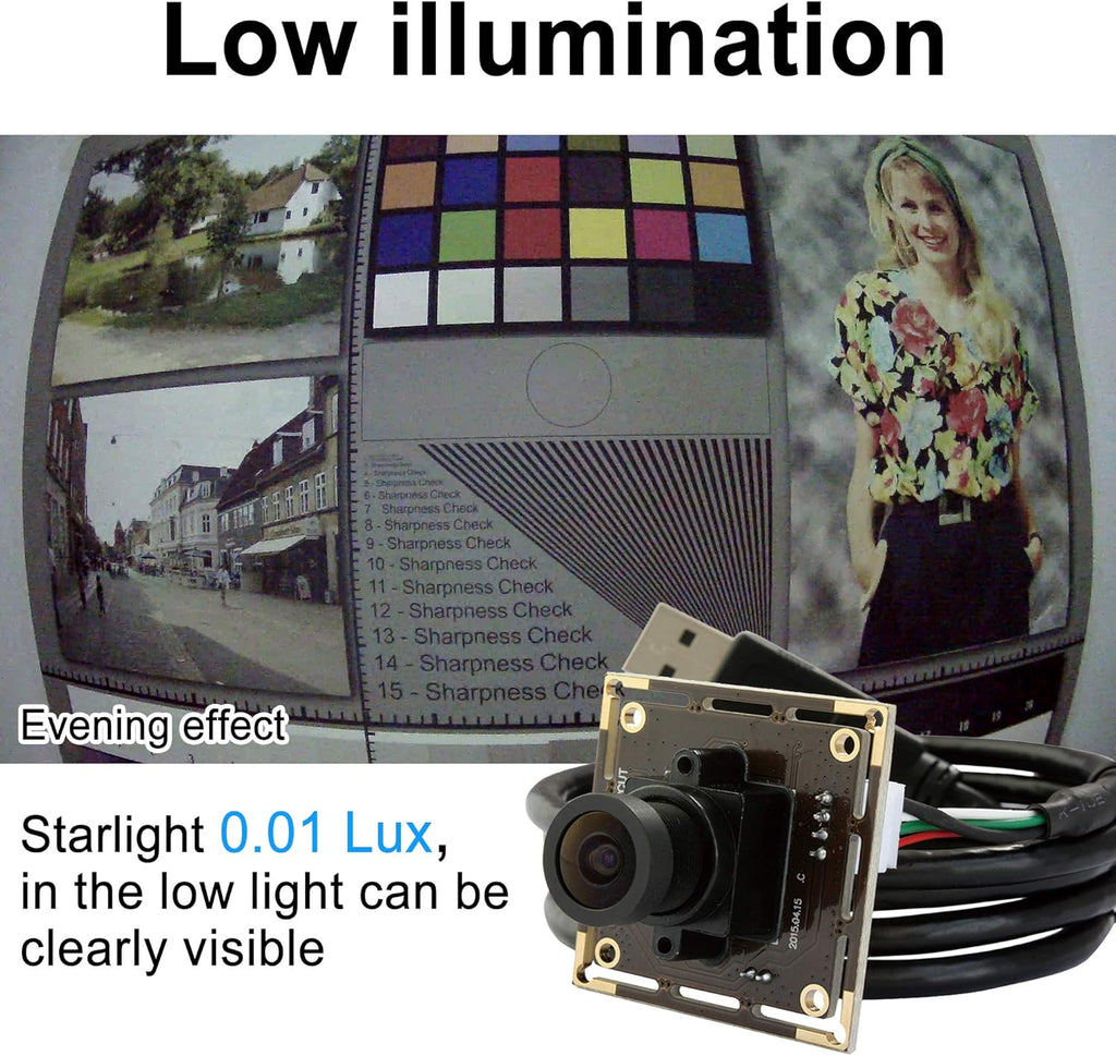2.1mm Wide Angle USB Camera Module Pack of 2 Q194655
