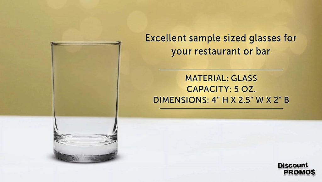 Clear 5 Oz Set Of 10 Juice Glasses E850