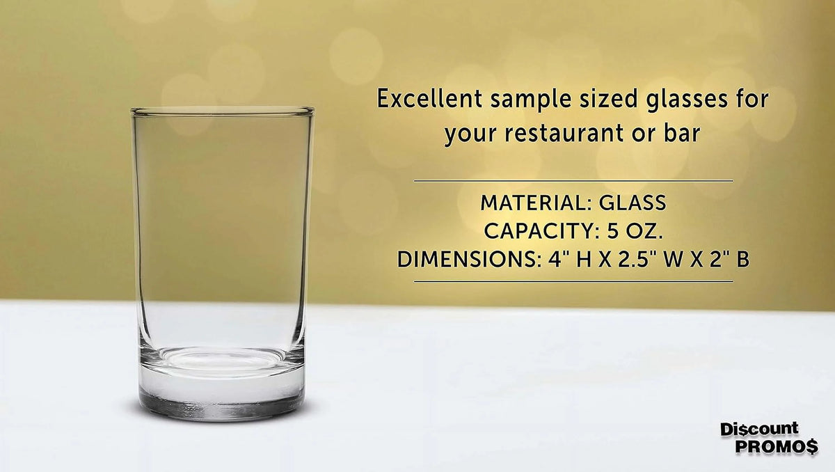 Clear 5 Oz Set Of 10 Juice Glasses E850