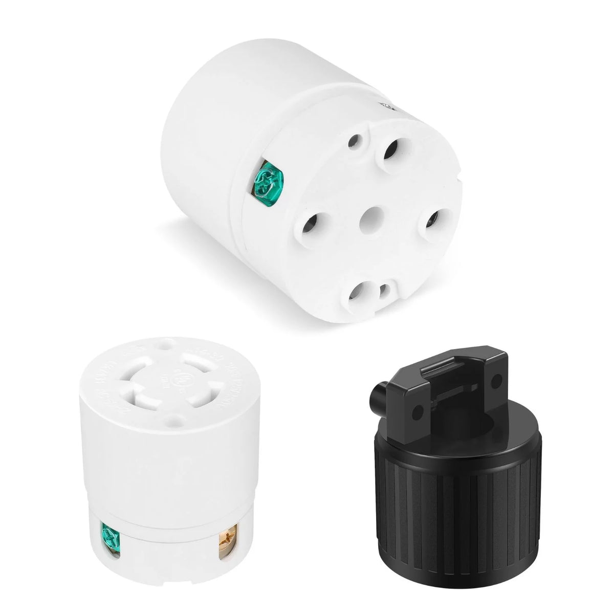 30 AMP 125/250V 3 Pole 4 Wire Locking Connector K206