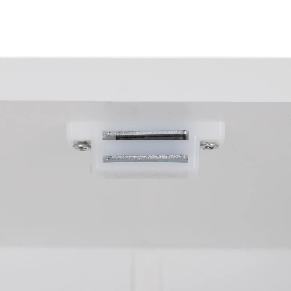 Wooden Bathroom Cabinet with Double Doors and Shelves P97123
