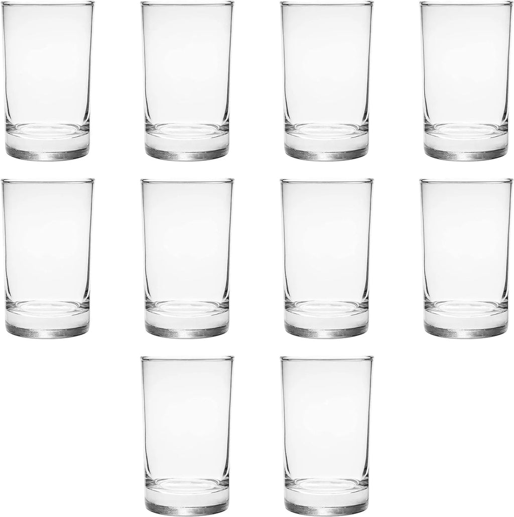 Clear 5 Oz Set Of 10 Juice Glasses E850
