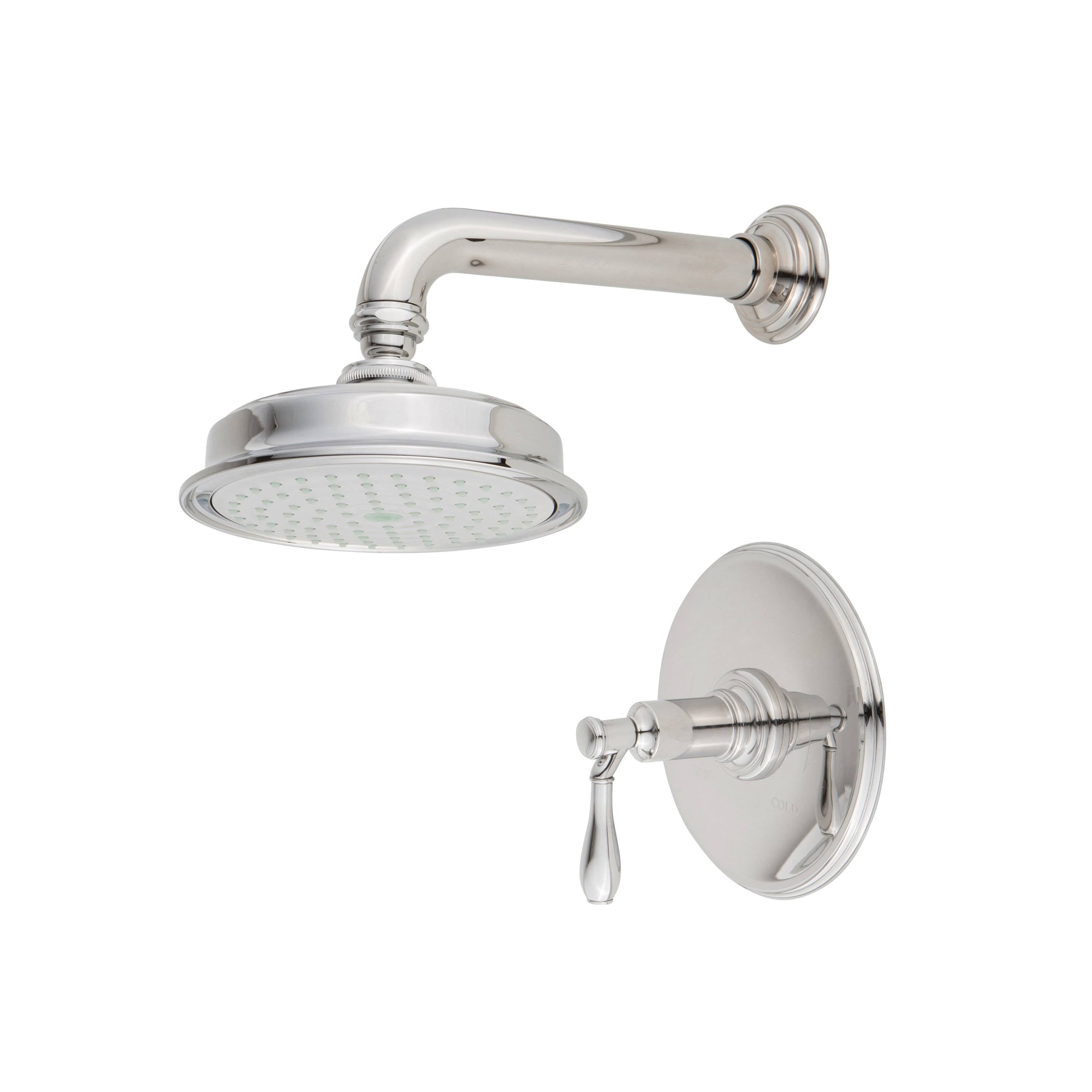 Polished Chrome Balanced Pressure Shower Trim Set J979