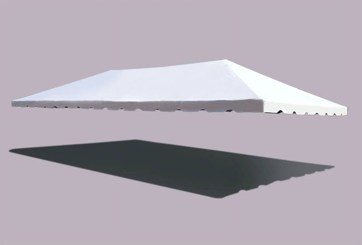20x60 White Party Tent Top A9566