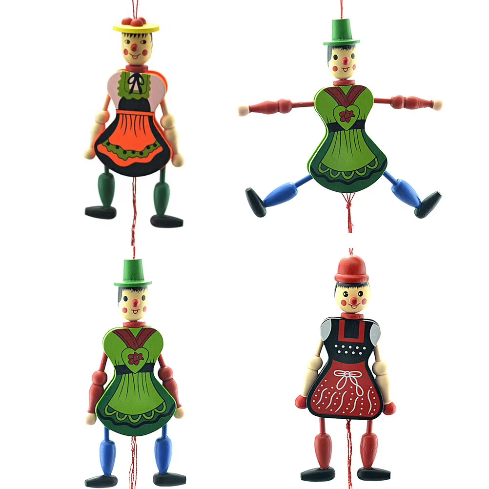 Wood Marionette Puppet Doll with Strings R905