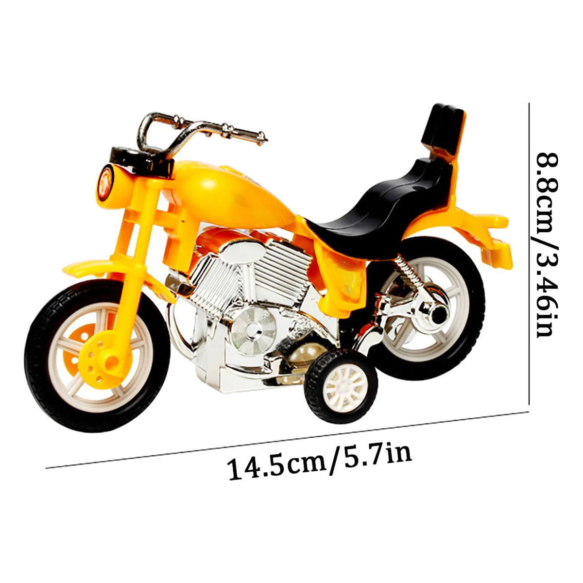 Set Of 5 Friction Powered Toy Motorcycles I274736