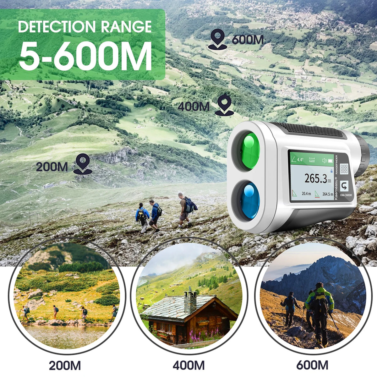 6X Magnification Rangefinder with LCD Touch Screen Z462614